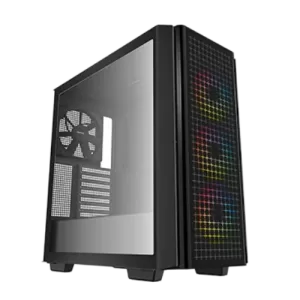 DEEPCOOL CASE CG540 ARGB Tempered Glass PC Case side view