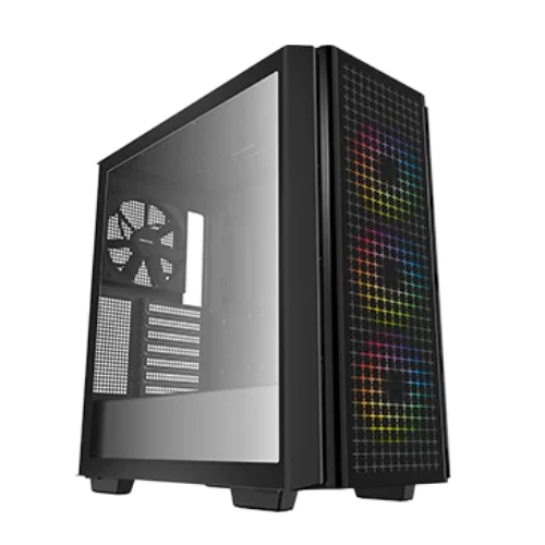 DEEPCOOL CASE CG540 ARGB Tempered Glass PC Case side view
