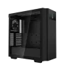 Side view of DeepCool CH510 Mesh Digital Black Mid-Tower ATX PC Case