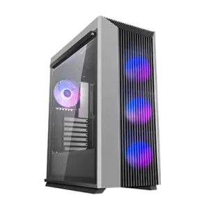 Deepcool CL500-4F Mid-Tower ATX Case view with RGB Fan