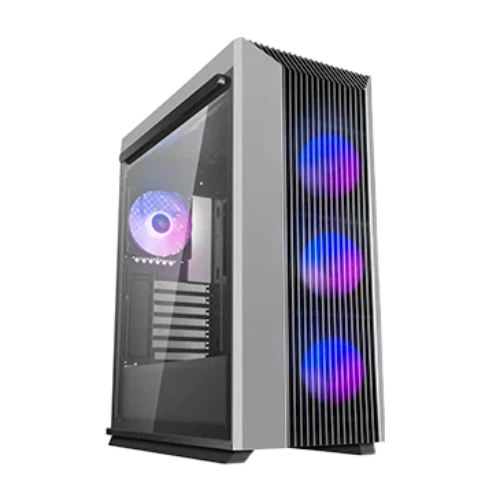 Deepcool CL500-4F Mid-Tower ATX Case view with RGB Fan