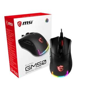 MSI CLUTCH GM50 Gaming Mouse Close to the Box