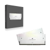 Corsair Dominator Titanium RGB 2x16GB DDR5 DRAM 6400MT/s CL32 Intel XMP Memory Kit White, XMP 3.0, 4800MHz SPD Speed| cmp32gx5m2b6400c32w