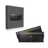 Corsair Dominator Titanium 64GB 6400MTs Memory Kit, DDR5, CL32 CAS Latency, 1.4V Tested Voltage, XMP 3.0, 288 Pin