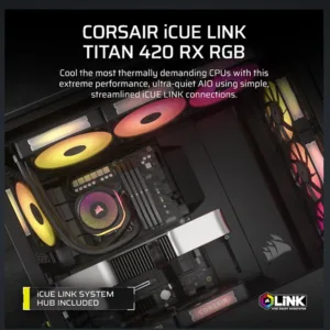 corsair-icue-link-titan-420-rx-rgb-aio-liquid-cpu-cooler-black 2