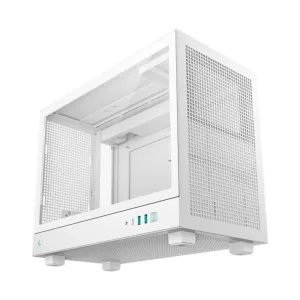 deepcool-ch160-plus-micro-atx-pc-case-white 1