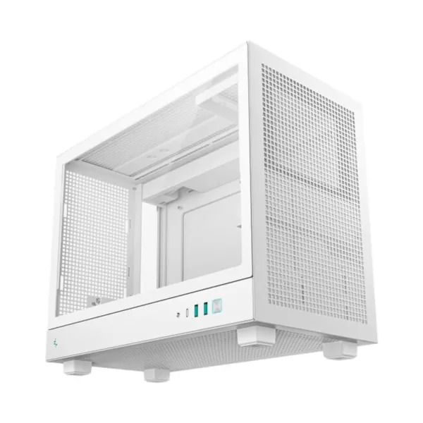 deepcool-ch160-plus-micro-atx-pc-case-white 1