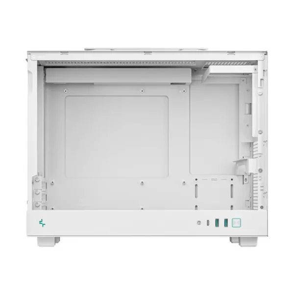 deepcool-ch160-plus-micro-atx-pc-case-white 2