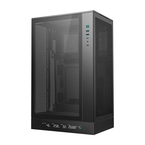 deepcool-ch270-digital-m-atx-pc-case-black 1