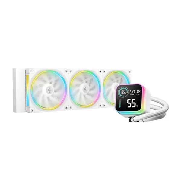 deepcool-lq360-argb-liquid-cooler-white 1