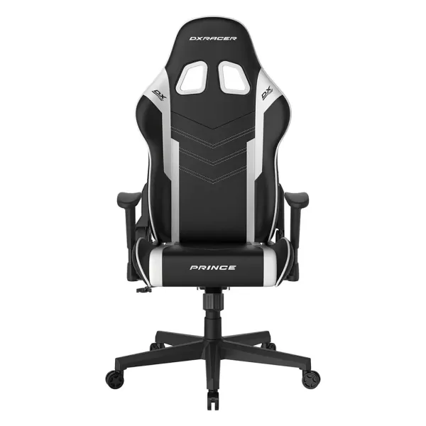 dxracer-prince-series-p132-gaming-chair-black-and-white