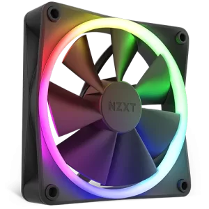 F120 Fan RGB Single Pack Black side view