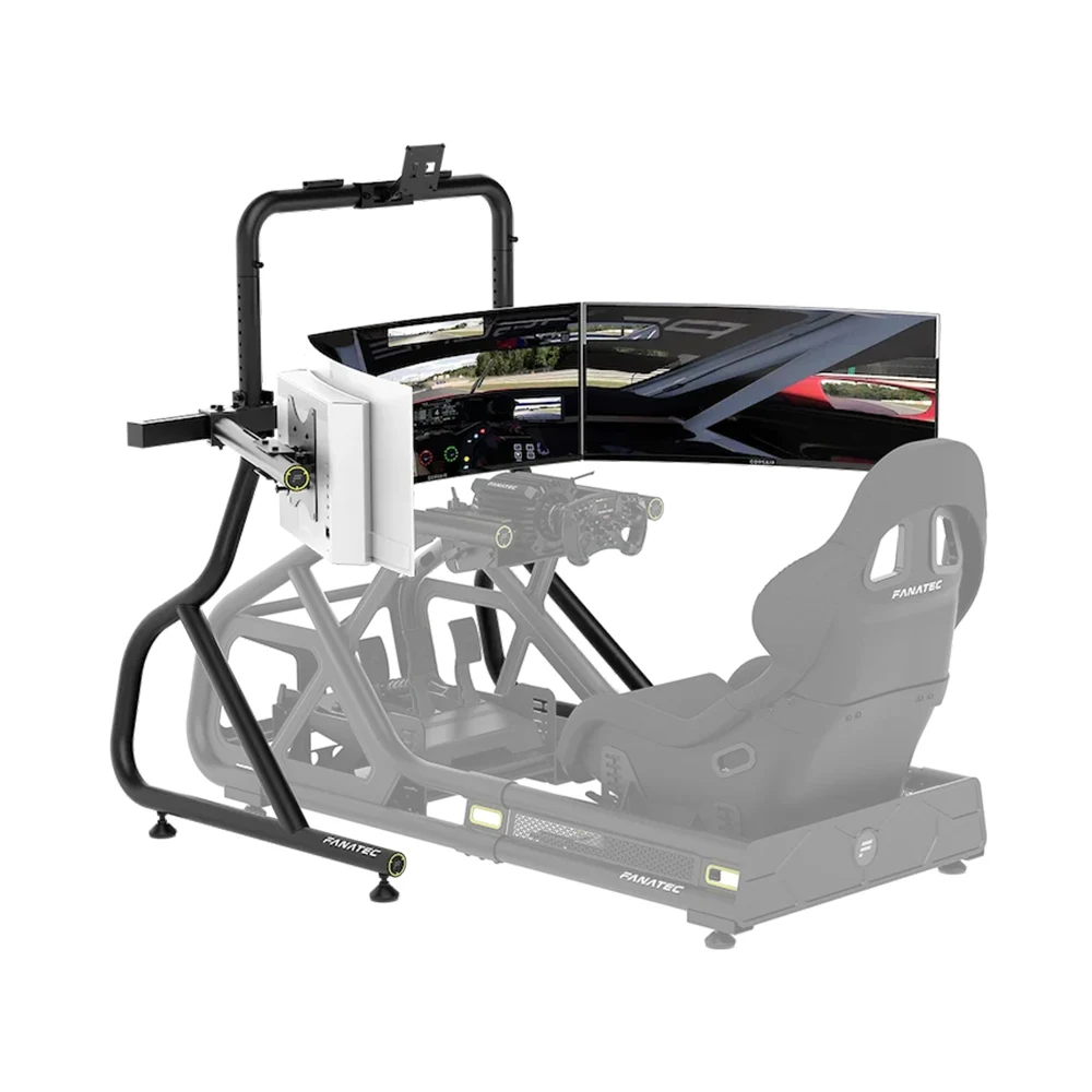 fanatec-gt-cockpit-triple-monitor-expansion-kit-black 3 fanatec-gt-cockpit-triple-monitor-expansion-kit-black 3