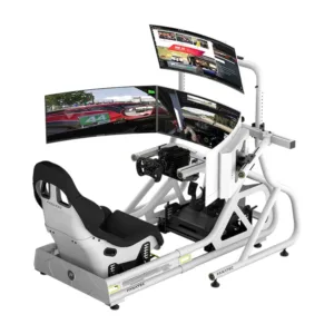 fanatec-gt-cockpit-triple-monitor-expansion-kit-white 1