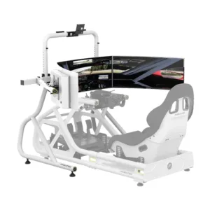 fanatec-gt-cockpit-triple-monitor-expansion-kit-white 3