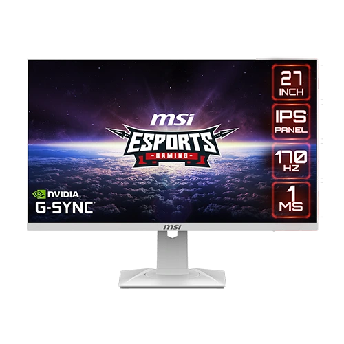 MSI G274QRFW 27-Inch QHD Flat White Gaming Monitor