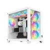 GAMEON Emperor Artic Series Mid Tower Gaming PC Case