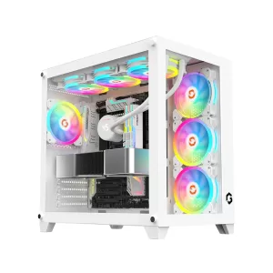 GAMEON Emperor Artic Series Mid Tower Gaming PC Case