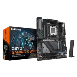 Gigabyte X870 GAMING X WIFI7 ATX Motherboard, Support for DDR5 8200, Integrated Graphics Processor with AMD Radeon, 2.5GbE LAN chip, AMD X870 Chipset