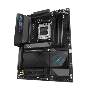 X870E AORUS PRO ATX Motherboard Side View