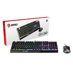 MSI VIGOR GK30 COMBO Keyboard & Mouse Close to the Box