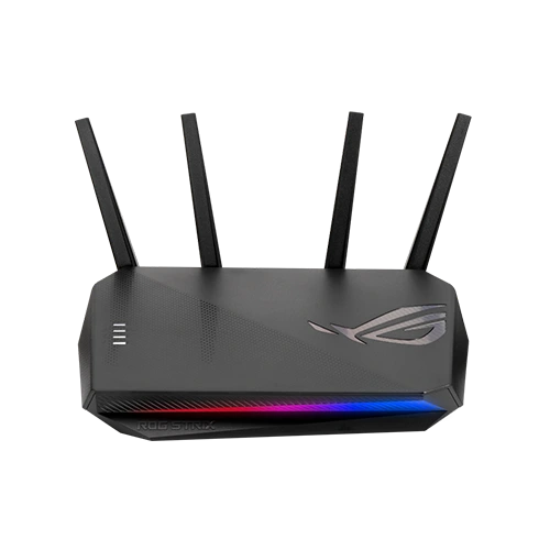 ASUS ROG Strix AX5400 WiFi 6 Gaming Router front view with 4 antenas