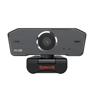 Redragon Hitman GW800 1080P Webcam with built-in Dual Microphone, 360-degree Rotation, 2.0 USB, Easy to Mount, Plug & Play