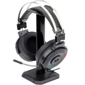 Redragon H320 Lamia 2 RGB 7.1 Gaming Headset - Black, 7.1 channel virtual surround sound, Noise Cancelling, Over-Ear Wired, With Mic for PC & PS4