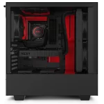 NZXT H510 ATX Mid-Tower PC Gaming Case Black With Red interior