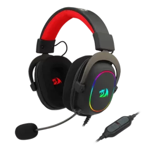 Redragon H510 Zeus-x RGB Wired Gaming Headset, 7.1 Surround Sound, 53mm Drivers - Detachable Microphone, Compatible with PC/PS4/NS