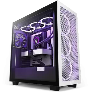 H7 Flow PC Case White Black