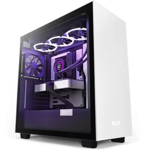 NZXT H7 Gaming PC Case White/Black Color