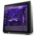 NZXT H710i ATX Gaming PC Case Black with Side View