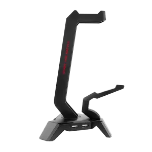 Redragon HA311 Sceptre Elite Gaming Headset Stand, 4 USB Ports, easy connection of mouse and keyboard, Type C Line Input and Output