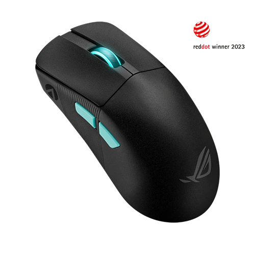 ASUS ROG Harpe Ace Aim Lab Edition Wireless Mouse, Pro-Tested Form Factor, Aim Lab Settings Optimizer, Lightweight 54-gram design, Tri-mode connectivity