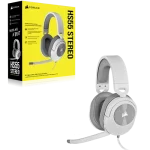 Corsair HS55 Stereo Gaming Headset — White Close to the box