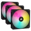 Corsair iCUE AR120 Digital RGB 120mm PWM Fan, Triple Pack — Black