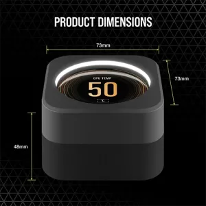 LCD Display CPU Cooler Upgraded kit dimensions