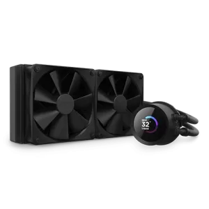 NZXT Kraken 240mm AIO Liquid Cooler, 1.54” square LCD screen, 30 Hz refresh rate