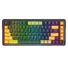 Redragon Elf K649Y-RGB 65% Wired Gasket RGB Gaming Keyboard, 82 Keys Layout Hot-Swap Compact, Noise Dampening X 2, Gold-Melt Switches