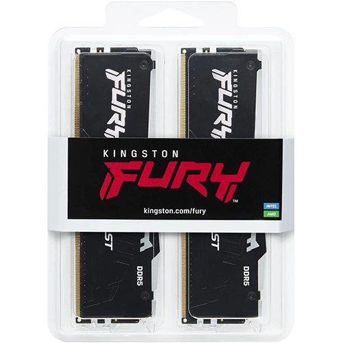 Kingston Fury Beast RGB KF556C40BBAK2-16 16GB (8GB x2) DDR5 5600MT/s Non ECC DIMM Desktop Memory