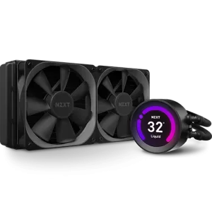 NZXT Kraken Z53 280mm AIO RGB CPU Liquid Cooler Front View