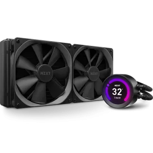 NZXT Kraken Z63 280mm AIO RGB CPU Liquid Cooler Front View