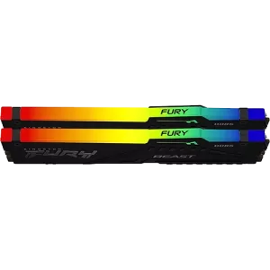 top view with RGB Glow FURY Beast KVR48U40BD8-32