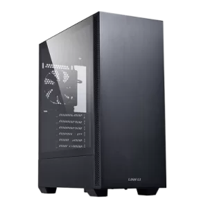 side view with tempered glass pannel of Lian Li Lancool 205 Mid-Tower PC Case