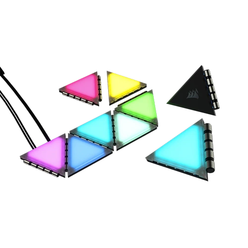LC100 Lighting Panels, Mini Triangle EASY MAGNETIC ATTACHMENT