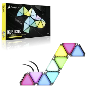 Corsair iCUE LC100 Case Accent Lighting Panels Close to the box