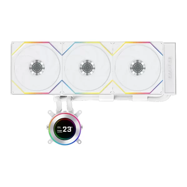 lian-li-hydroshift-ii-lcd-c-360tl-white-cpu-cooler-with-lcd 1