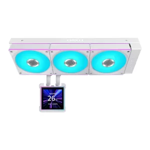 lian-li-hydroshift-ii-lcd-s-360-cl-fan-cooler-white 2