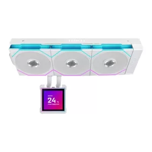 lian-li-hydroshift-ii-lcd-s-360-tl-fan-cooler-white 2